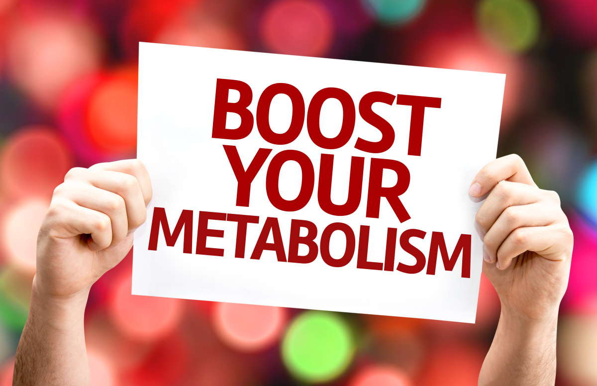 Boost Your Metabolism card with colorful background